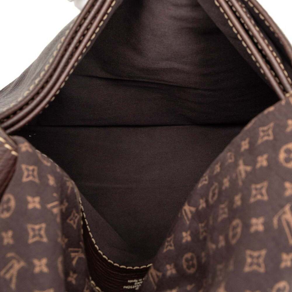 LOUIS VUITTON Authentic Brown Monogram Leather Shoulder Bag - Picture 4 of 6